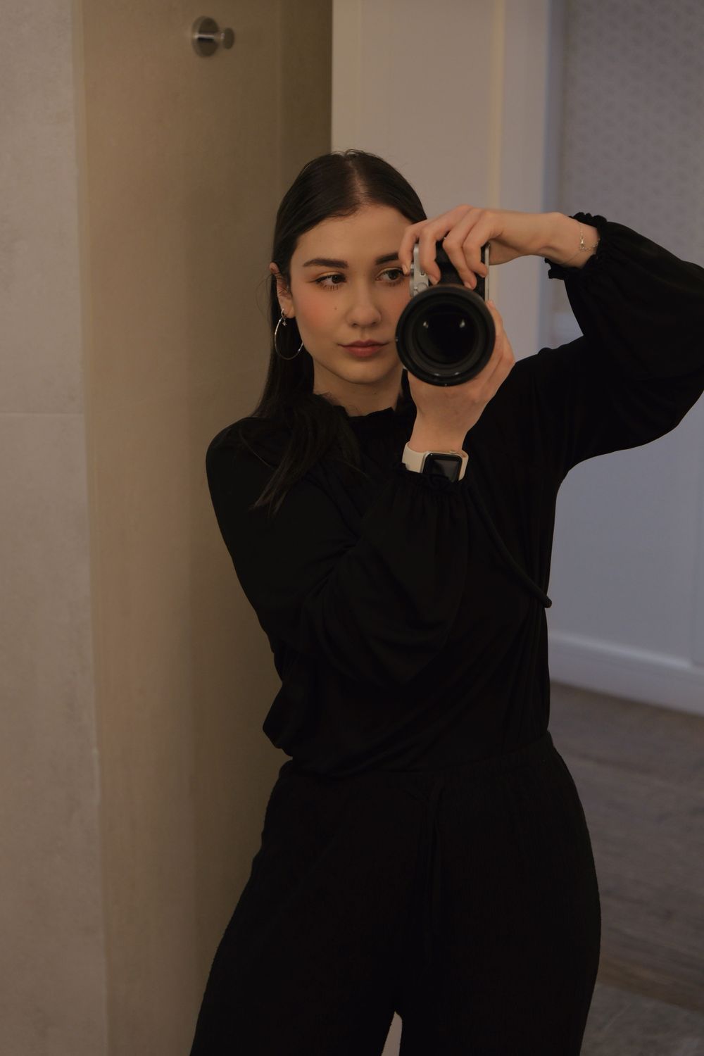 Julia Asiain con cámara